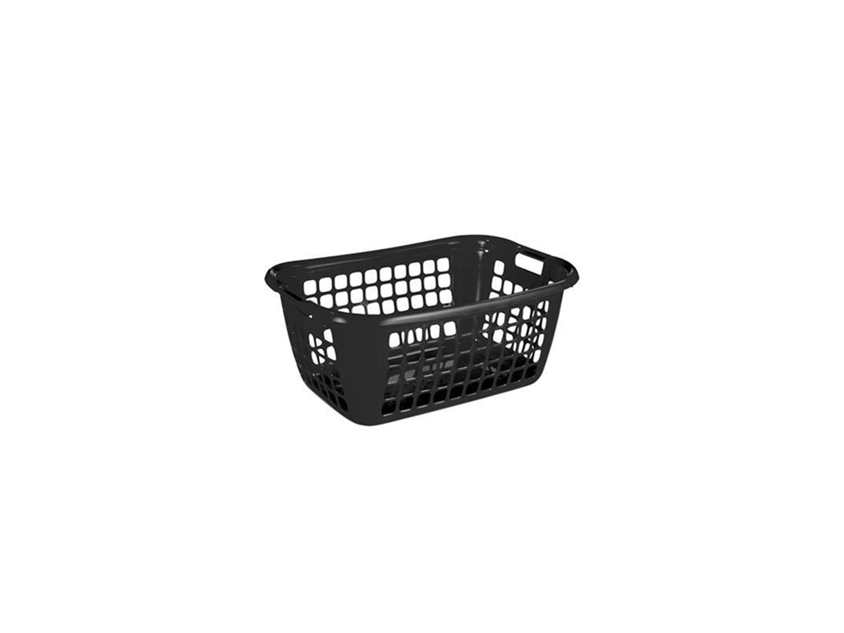 Sunware basic laundry basket black 65x45x27cm approx. 75 liters