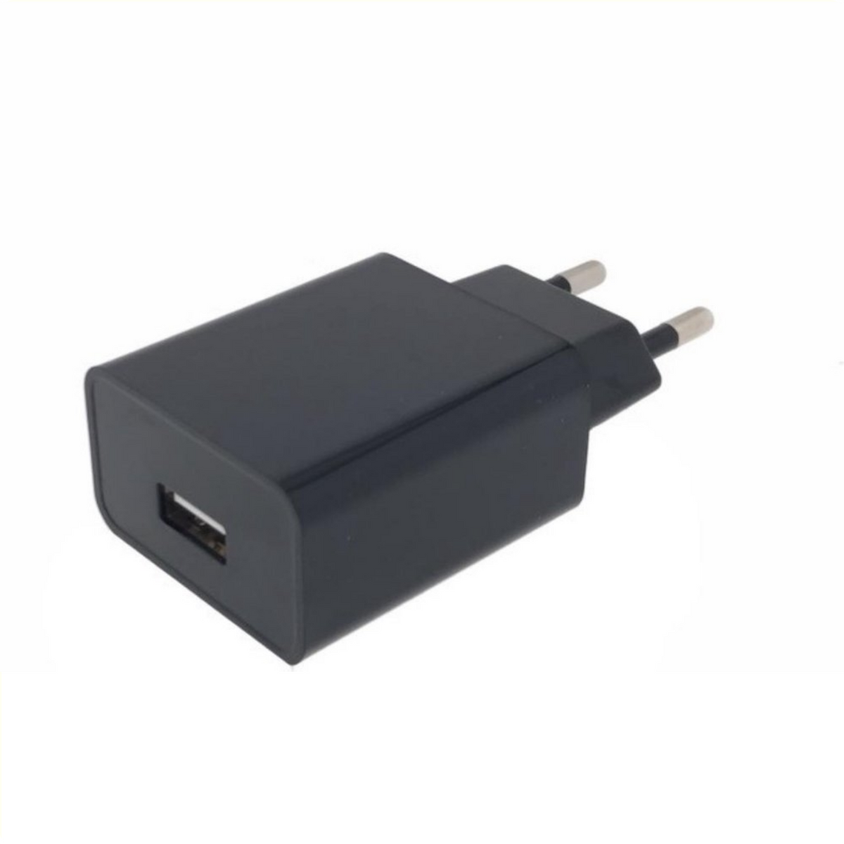 Carregador USB 2a preto (embalagem suspensa)
