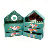 Jewelry box with music tree house. 4+