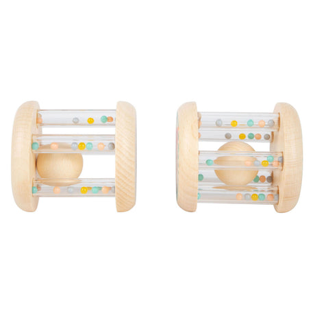 Small foot - wooden rattle animal, set of 2