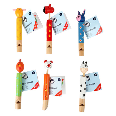 Small foot - Animal whistle, set of 6