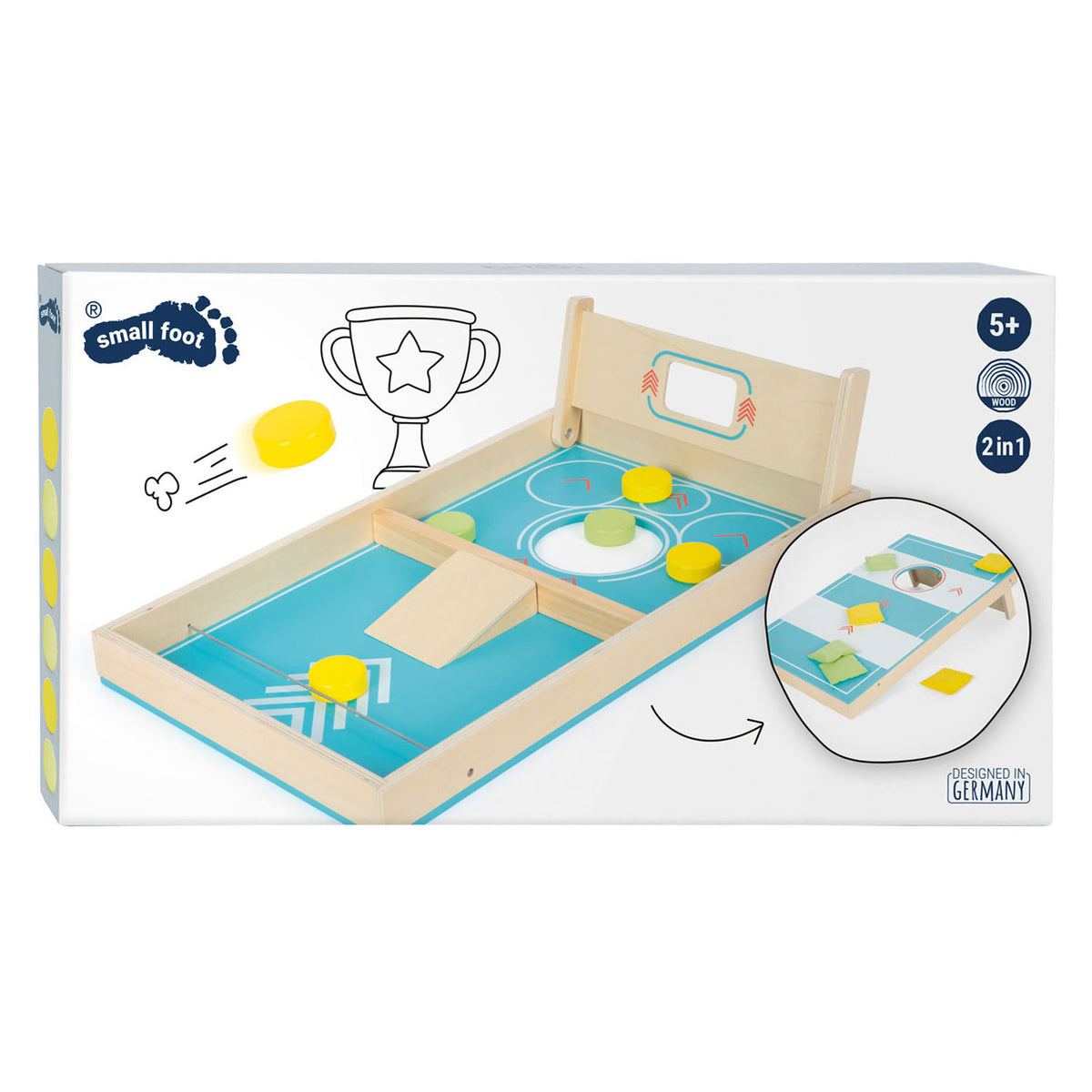 Small foot - wooden throwing game 2in1 active