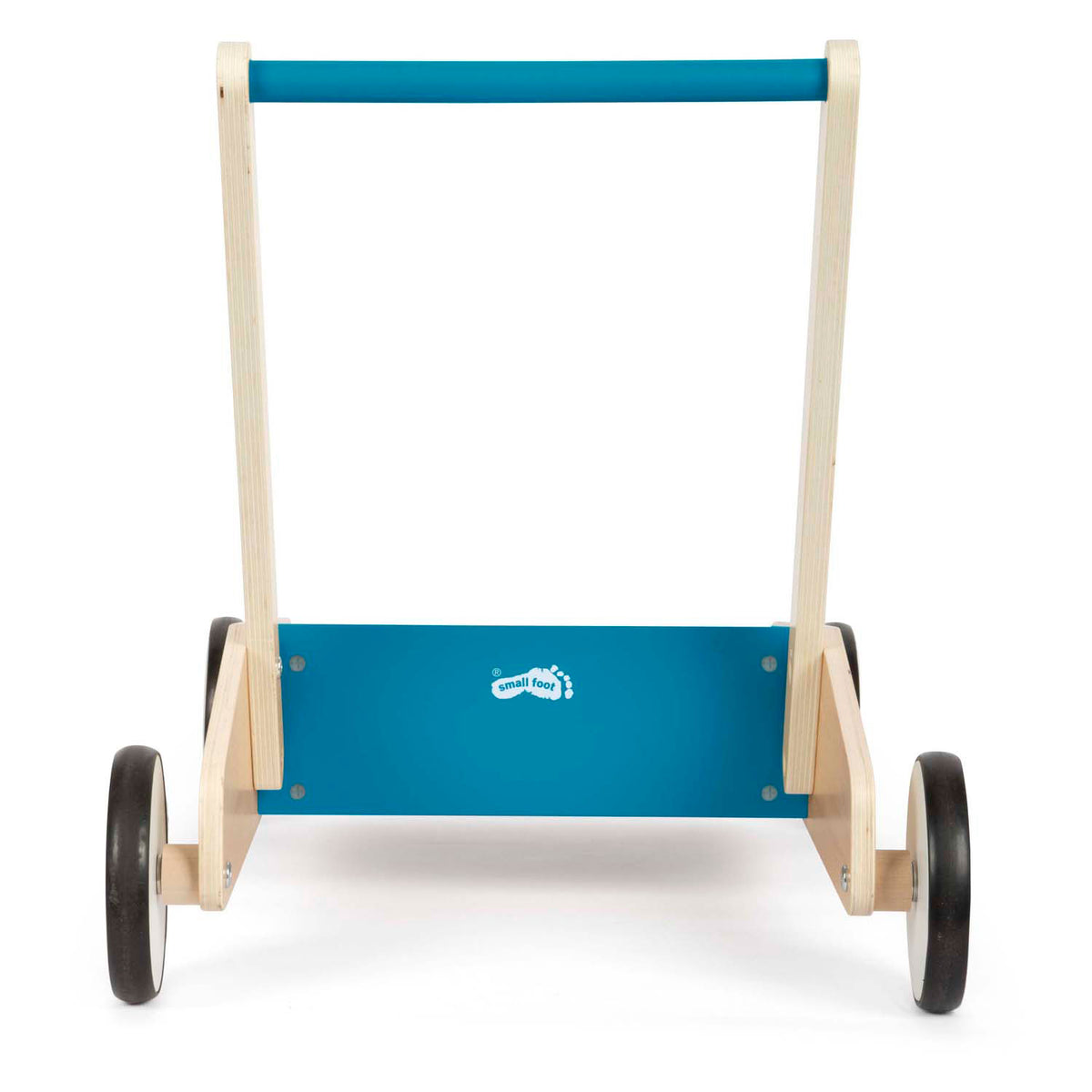 Small foot - wooden walker petrol blue