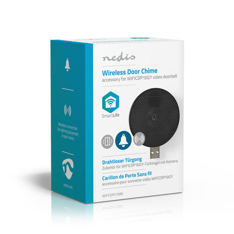 Nedis wificdpc10bk vezeték nélküli csengő vevő tartozék wificdp10gy usb-hez