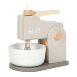 Small foot - wooden mixer play set gray tasty