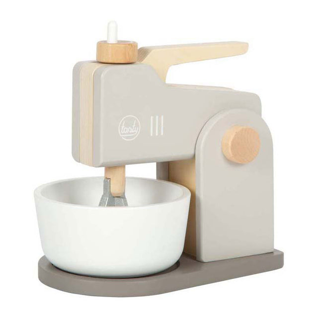Small foot - wooden mixer play set gray tasty