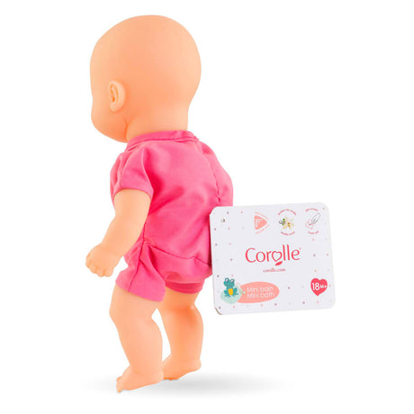 Corolle baby doll bath toys pink 20cm - mini bain doll for water fun.