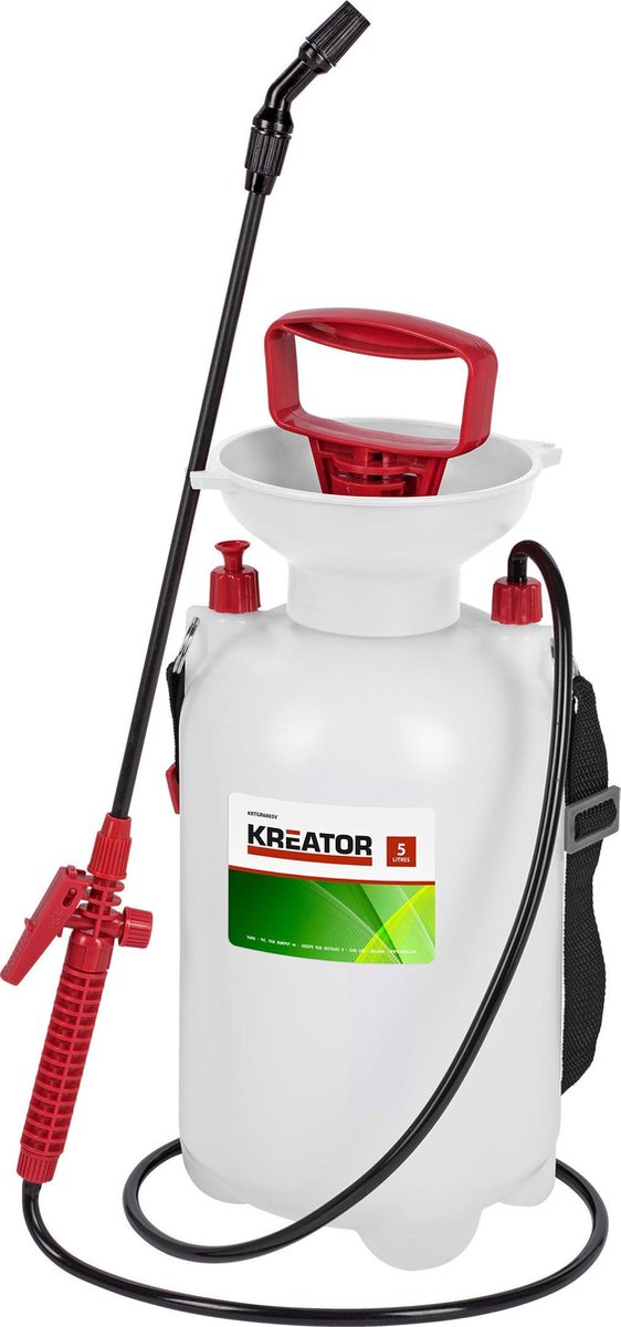 Kreator krtgr6805v pressure sprayer - acid resistant - 5l
