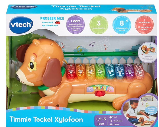 Vtech Timmie Dachshund ksilofonas su šviesa ir garsu