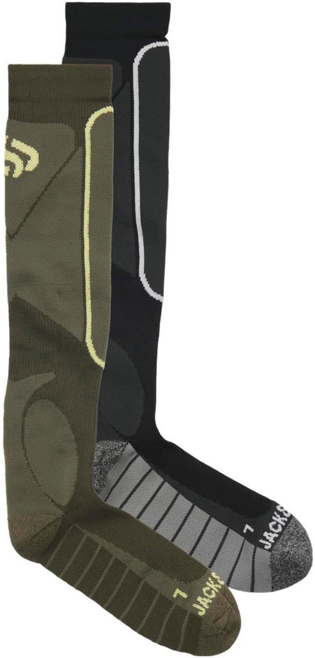 Jack jones - jacski socks 2 pack ski aw26 heren sokken 43-46