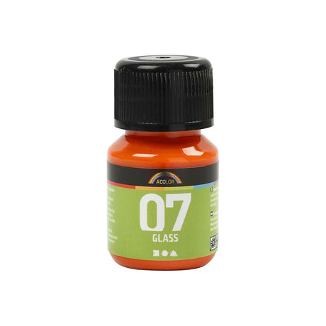 Creativ Company permanent glass paint - orange, 30ml