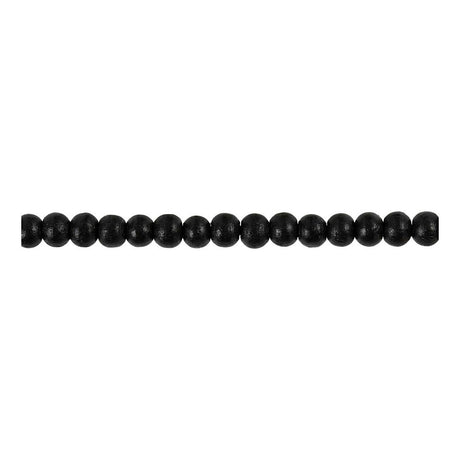 Creativ company cc wooden beads 5 mm black 150 pieces