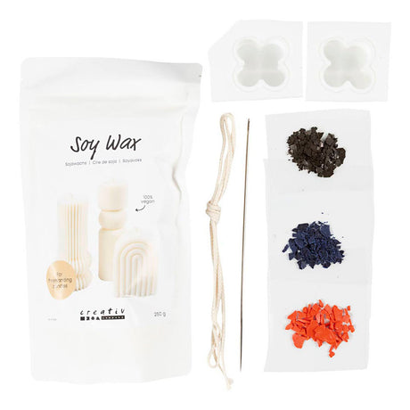 Creativ company https: www.cchobby.nl hobbyset-candle-making-bubble-soya-candle-beige-lightblue-creme-1-box