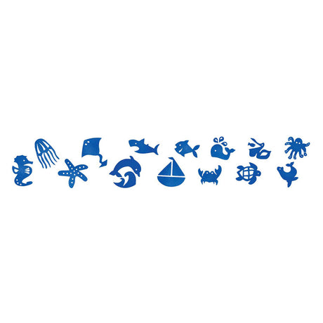 Colorations - easy grip sea life stamps, 14 pcs.