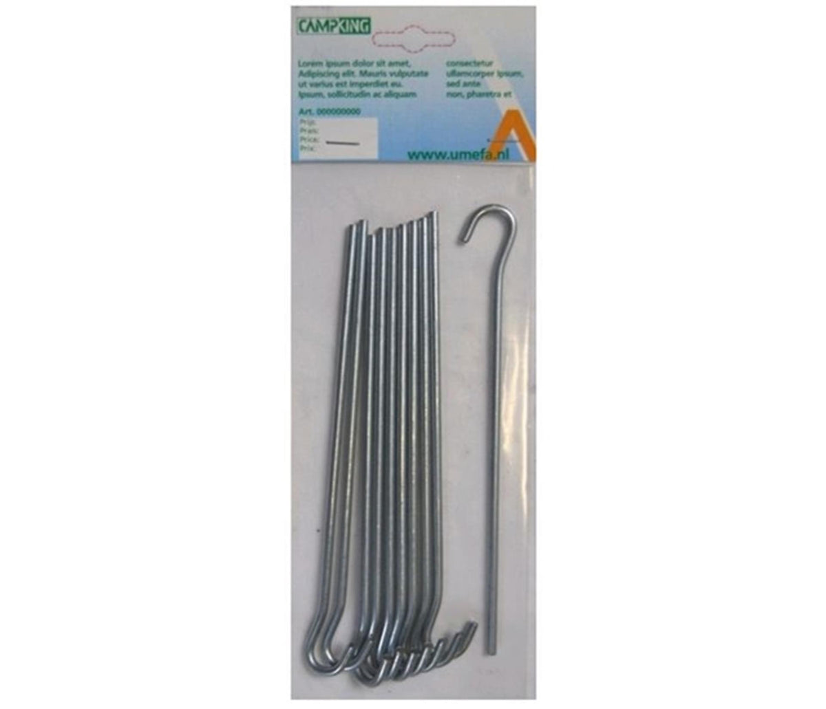 Campking ground spike open eye 30 cm