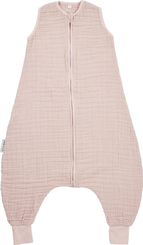 Meyco baby uni baby summer sleep overall jumper - pre-washed hydrophilic - soft pink - 92cm - 0.5 tog