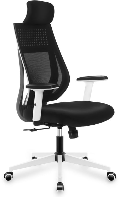 Mark adler 3.9 ergonomische bureaustoel - comfortabele kantoorstoel - verstelbaar design bureau stoel - zwart