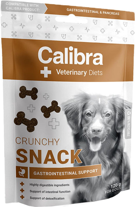 Calibra pasje veterinarske diete - gastrointestinalni hrustljavi prigrizek - 120 g