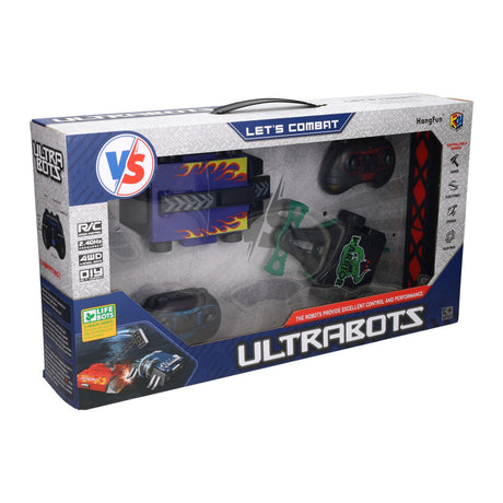 Lobbes Toys BV RC controlled battle robots - set of 2 robots and arena