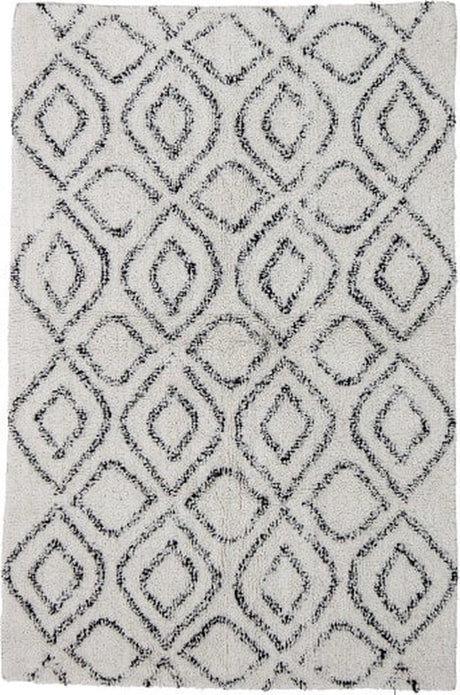 Bloomingville - katie rug - white - cotton