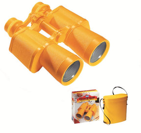 Navir binoculars yellow with cover. 4+