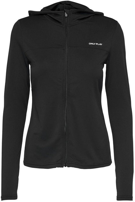 Apenas jogue - onpmila hood fz ls top noos blusa esportiva feminina