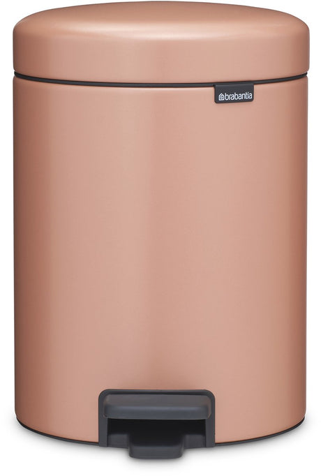 Brabantia newicon Dreckskëscht - 5 Liter - Buedzëmmer - waarm Koffer