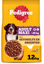 Krmivo pro psy Pedigree - dospělé maxi suché krmivo - drůbež a zelenina - 12kg