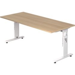 Bach desk hammerer vos19 e w melamine t-foot