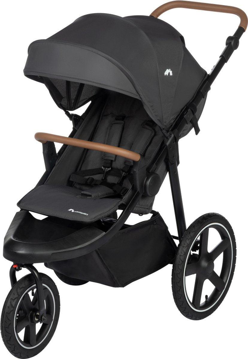 Bebeconfort cloudy stroller - 0-4 years (0-22 kg) - mineral graphite - quickly foldable - adjustable push bar