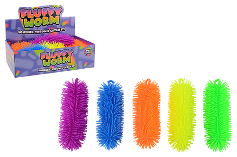 Johntoy fluffy orm, 23cm