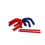 Outdoor play horseshoe throwing