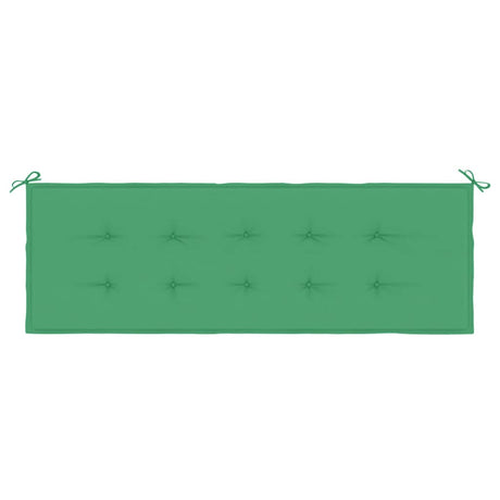 Vidaxl Garden Bench Cushion 150x50x3 cm Oxford Fabric Green