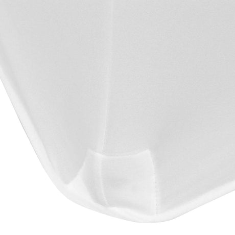 Vidaxx table cover stretch white 120x60.5x74 cm 2 pcs
