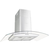 VidaXL Стенен абсорбатор 756 m³ h LED 90 см неръждаема стомана