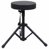 Vidaxl adjustable drum throne round black