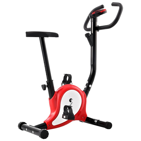 Vidaxl exercise bike with resistance band red