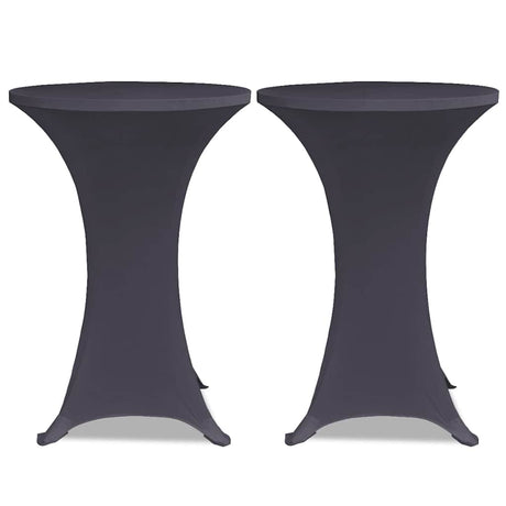Vidaxl table cover stretch 4 pcs 70 cm anthracite