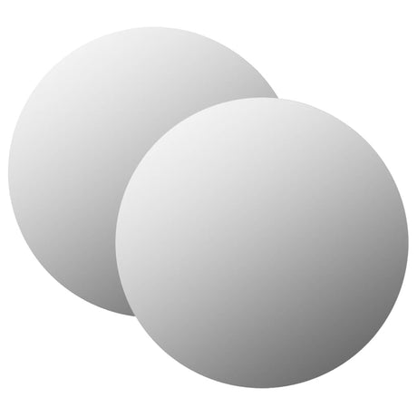 Vidaxl Wall mirrors 2 pcs round 60 cm glass