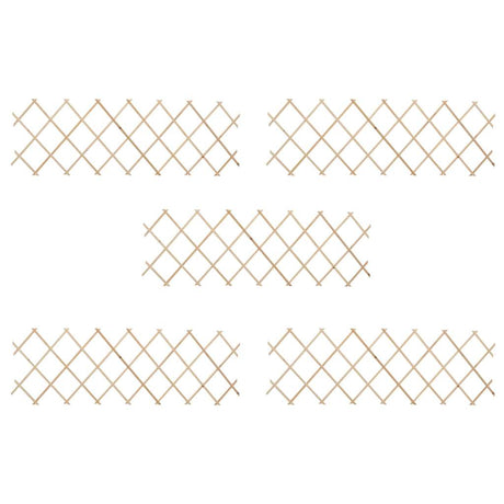 Vidaxl garden trellis 5 pcs 180x60 cm pine wood