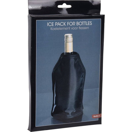 Excellent houseware bottle cooler 15x22 cm black