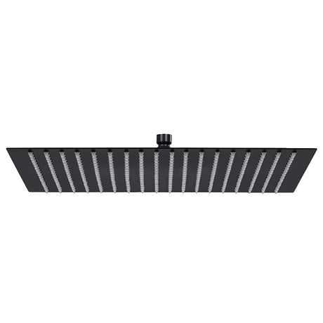 Vidaxl Square Rain Shower Head 50x50 cm Stainless Steel Black