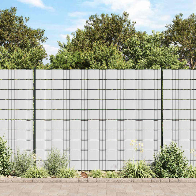 Vidaxl garden screen 70x0.19 m PVC white