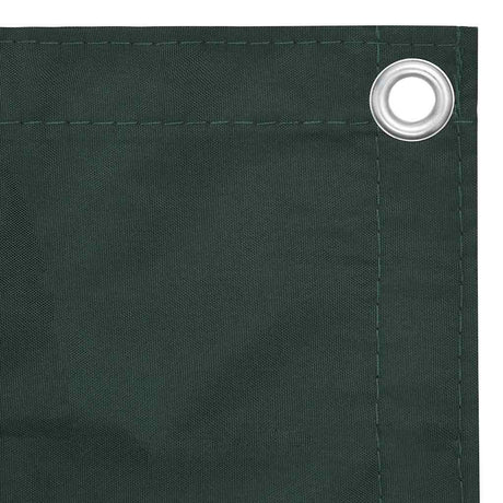 Vidaxl balcony screen 90x300 cm oxford fabric dark green
