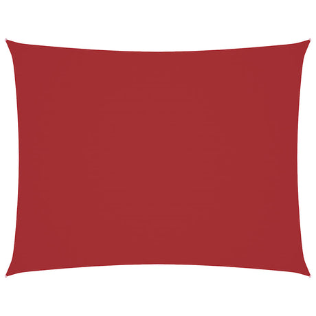 Vidaxl zonnescherm rechthoekig 3x4,5 m oxford stof rood