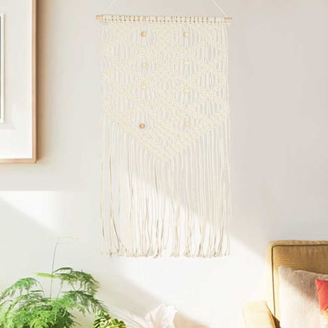 Vidaxl Macrame Wall Hanging 40x80 cm Cotton