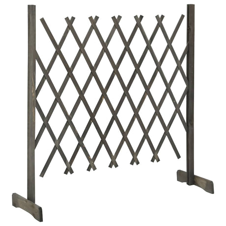 Vidaxl garden trellis 120x90 cm solid pine wood grey