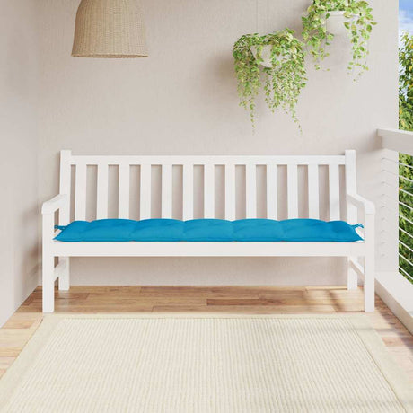 Vidaxl garden bench cushion 180x50x7 cm oxford fabric light blue