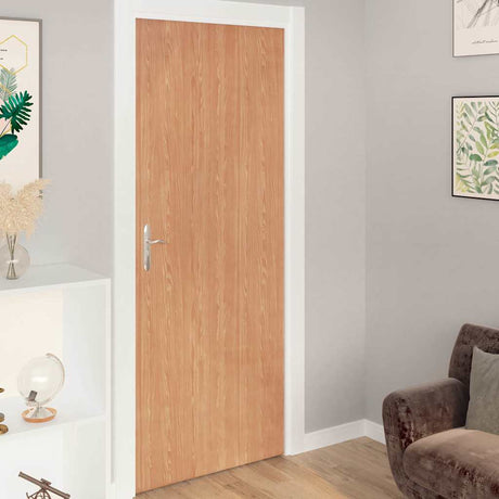 Vidaxl door films self-adhesive 2 pcs 210x90 cm PVC maple color