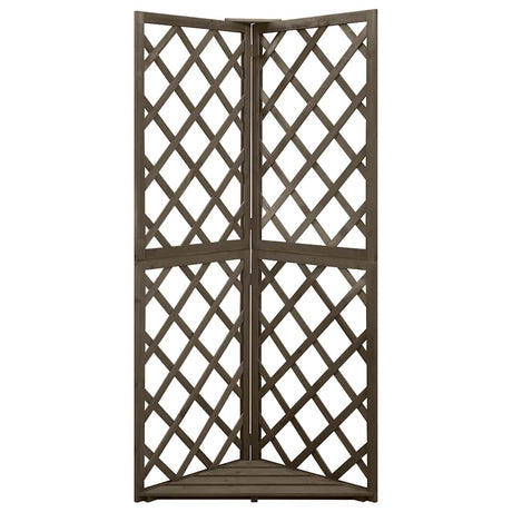 Vidaxl Latwerk Ecke Modell 50x50x145 cm festen Pinwood